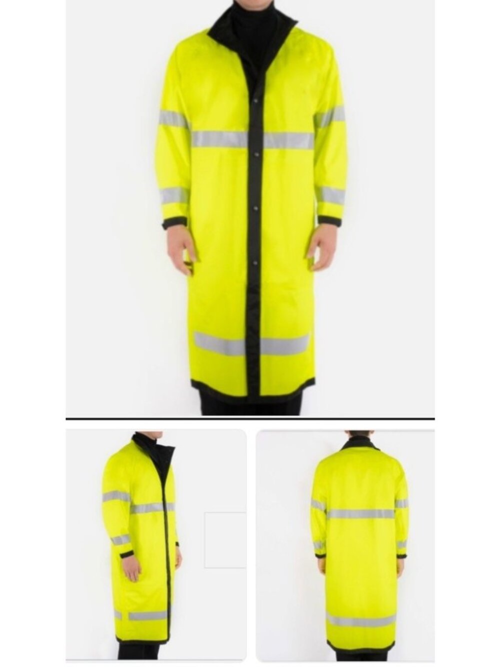NWT Blauer Defender 733 Reversible Raincoat Hi-Vis Mens 2XL Tall